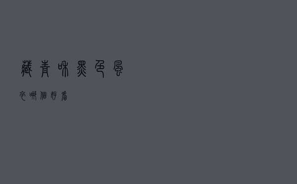 藏青和黑色风衣哪个好看