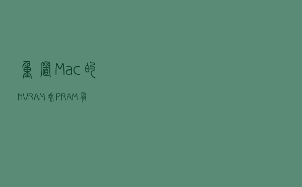 重置Mac的NVRAM和PRAM有什么用？什么时候需要重置？