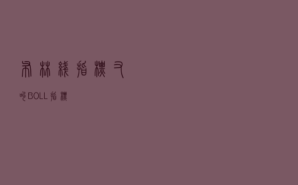 布林线指标又叫BOLL指标