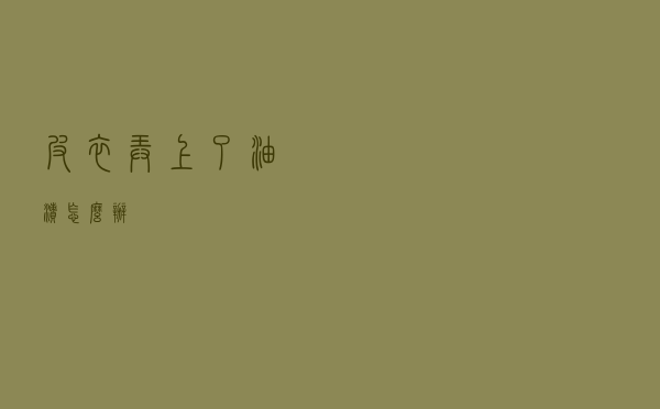 皮衣弄上了油渍怎么办