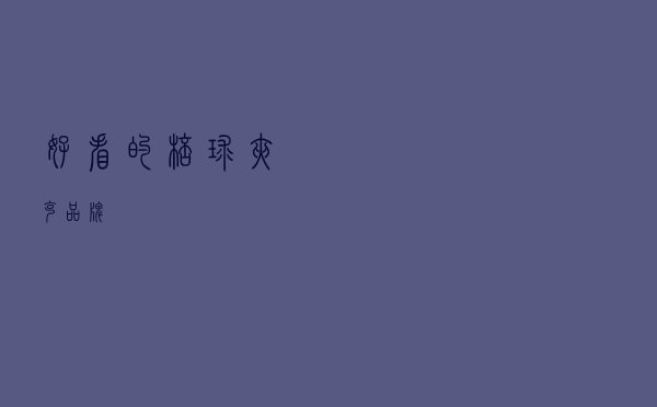 好看的棒球夹克品牌