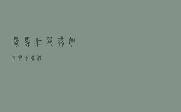 爱马仕皮带如何鉴别真假