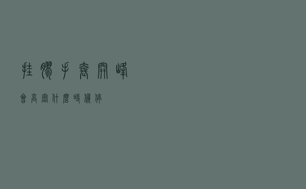 挂胶手套开峰会高密什么时候停