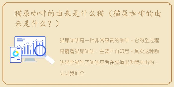 猫屎咖啡的由来是什么猫（猫屎咖啡的由来是什么？）