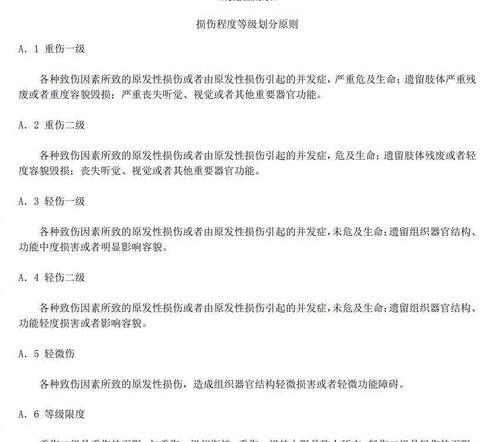 一级轻伤和二级轻伤哪个重 轻伤一级和二级哪个重