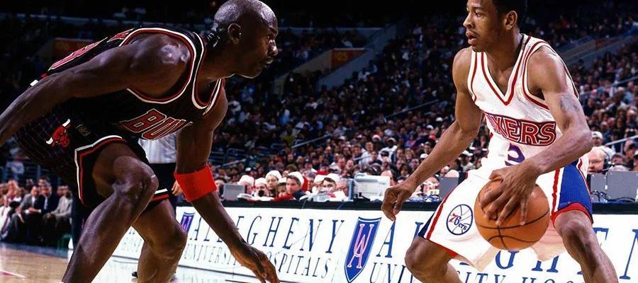 艾弗森过乔丹是哪场比赛（艾弗森过乔丹）