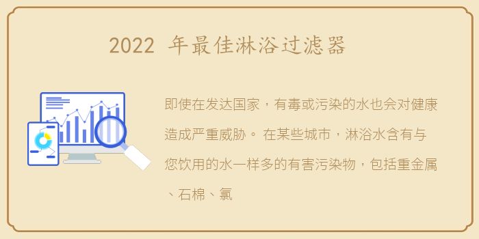 2022 年最佳淋浴过滤器