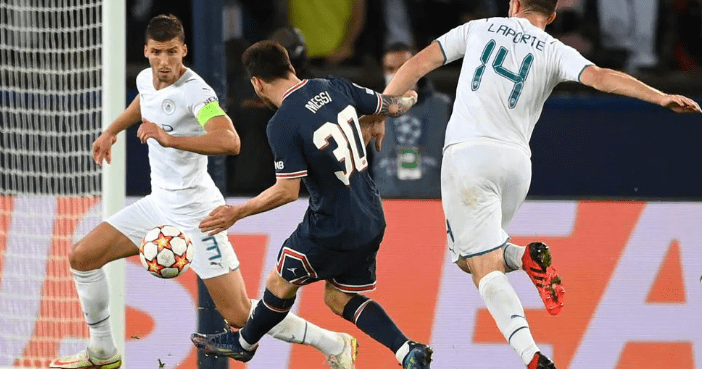 梅西巴黎首球,巴黎主场2-0曼城_欧冠:巴黎主场2-0曼城 梅西破门