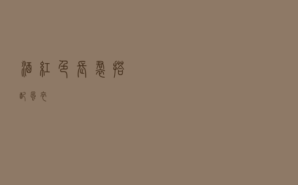 酒红色长裙搭配风衣