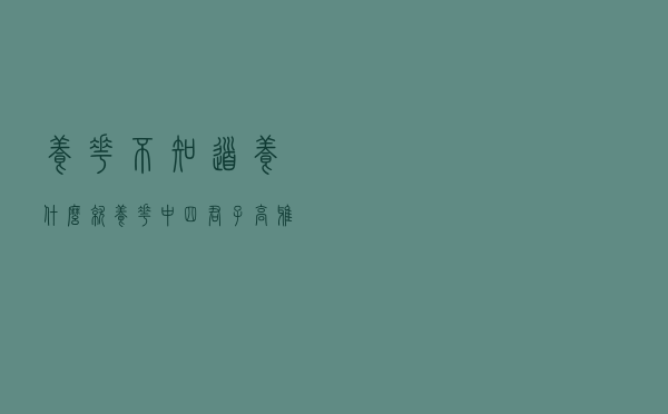 养花不知道养什么，就养花中四君子，高雅有气质，开花香气满屋