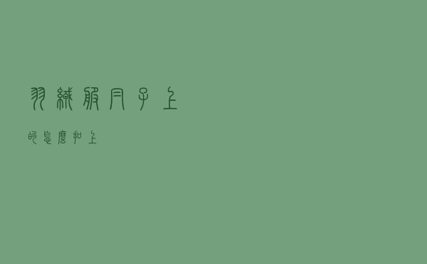 羽绒服帽子上的怎么扣上