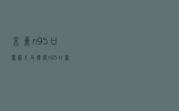 京东n95口罩图片及价格（n95口罩是什么样子）