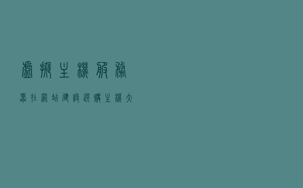 虚拟主机、服务器在网站建设选购主机大有讲究