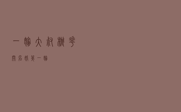 一嫁大叔桃花开，名媛第一嫁