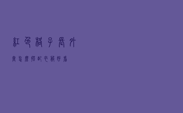 红色格子长外套怎么搭配衣服好看