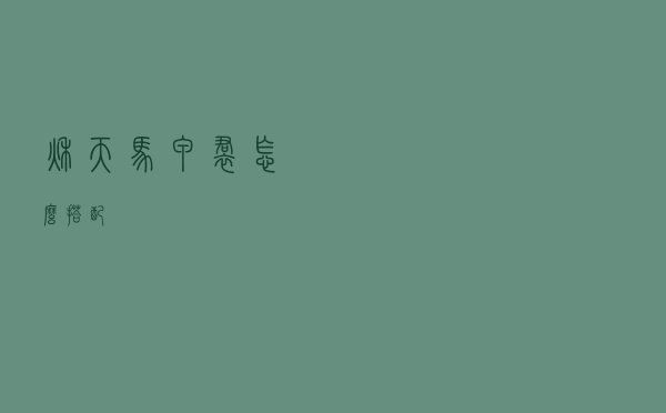 秋天马甲裙怎么搭配