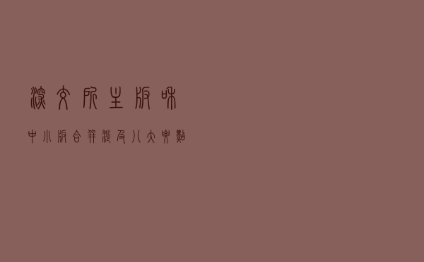 深交所主板和中小板合并,涉及八大要点 深交所主板和中小板合并,涉及八大要点