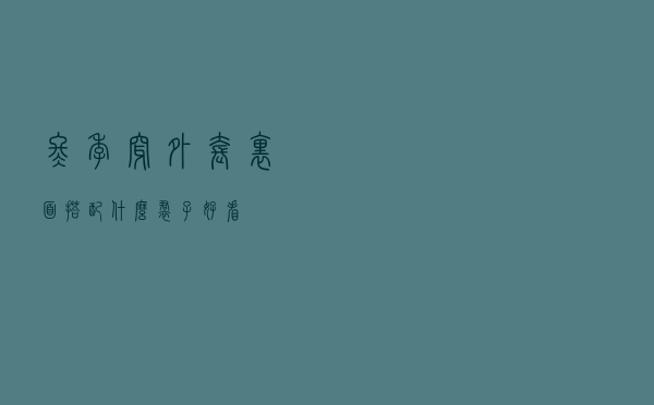 冬季穿外套里面搭配什么裙子好看