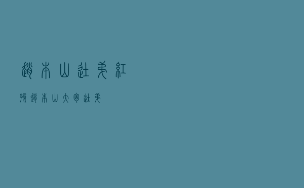 赵本山徒弟红孩，赵本山大胸徒弟