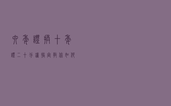六年证换十年证，二十分钟搞定——教你如何快速高效更换驾照