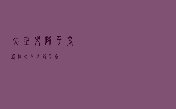 大型升降平台价格 - 大型升降平台