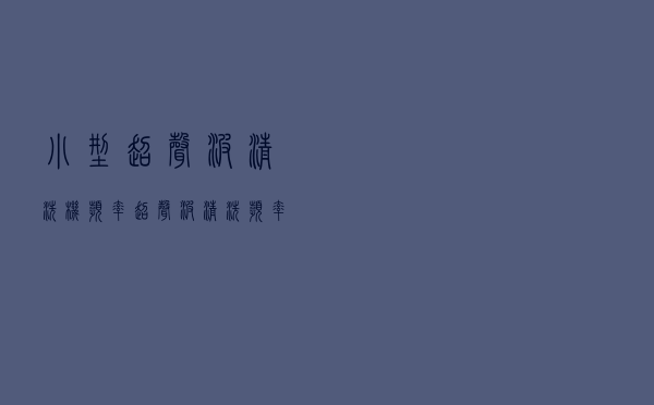 小型超声波清洗机频率_超声波清洗频率范围是多少