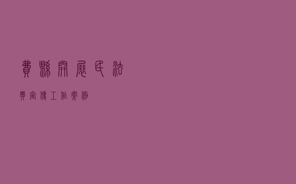 费县开展民法典宣传工作案例