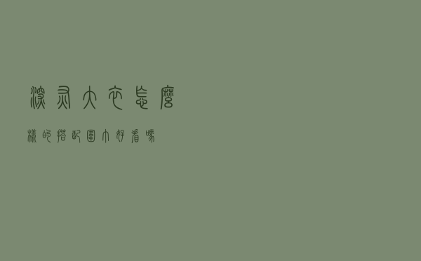 深灰大衣怎么样的搭配围巾好看吗