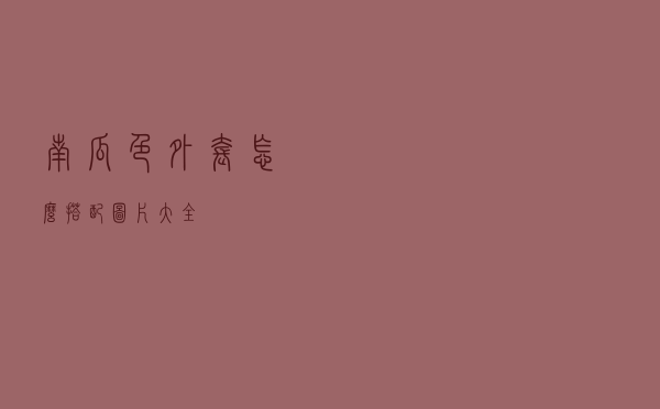 南瓜色外套怎么搭配图片大全