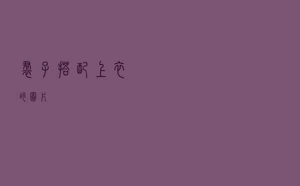 裙子搭配上衣的图片