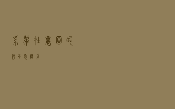 系带在里面的裤子怎么系