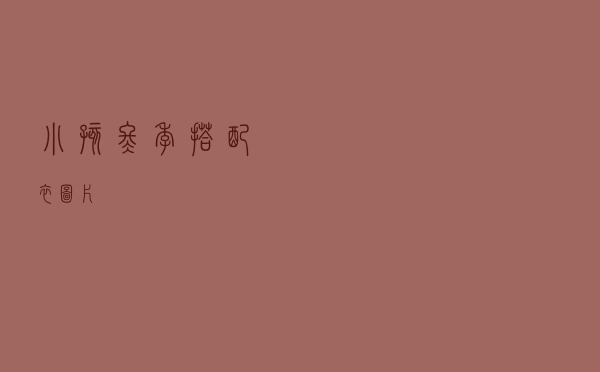 小孩冬季搭配衣图片