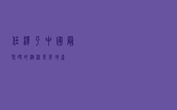 任泽平：中国最坚硬的泡沫是房地产！