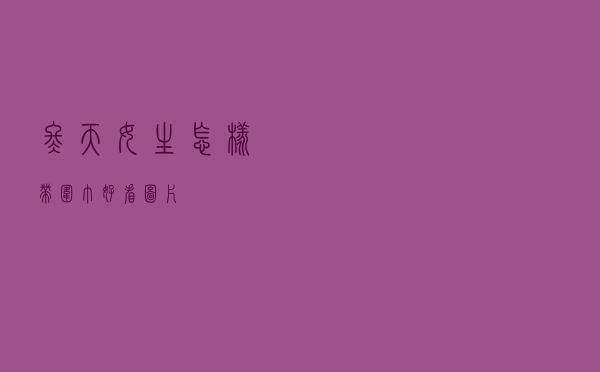 冬天女生怎样带围巾好看图片