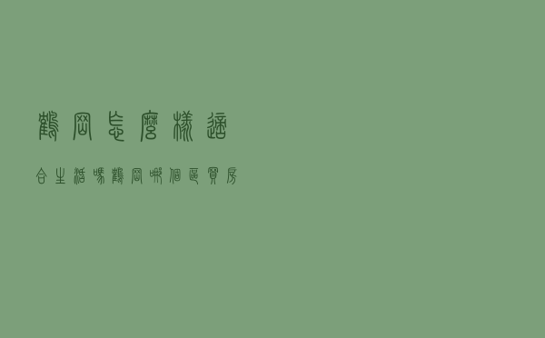 鹤岗怎么样适合生活吗（鹤岗哪个区买房好）
