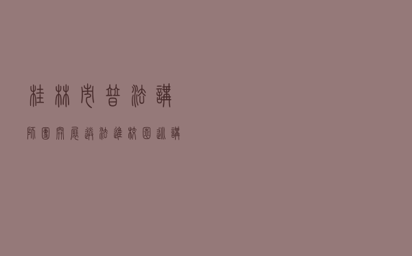 桂林市普法讲师团开展“送法进校园”巡讲活动