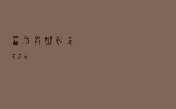 雪纺长衬衫怎么介绍