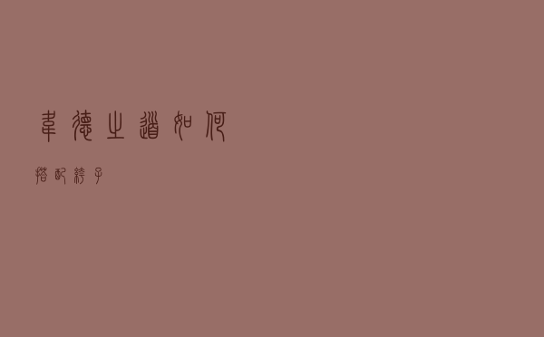 韦德之道如何搭配裤子