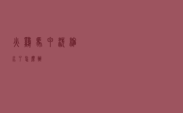 火鸡马甲洗缩水了怎么办