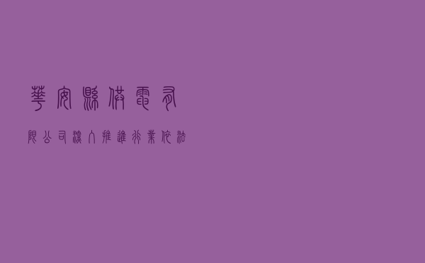 华安县供电有限公司深入推进行业依法治理