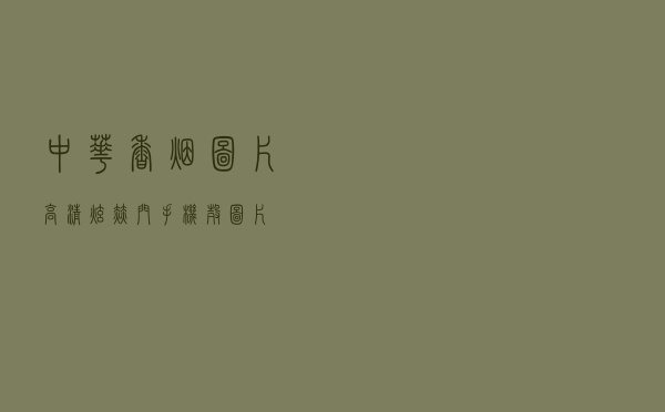 中华香烟图片高清（炫赫门手机壳图片）