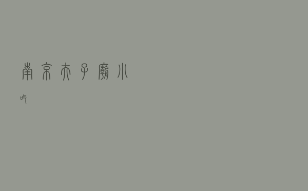 南京夫子庙小吃