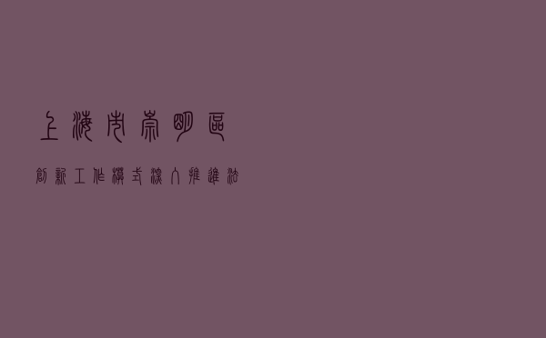 上海市崇明区创新工作模式深入推进法治县（市、区）创建工作