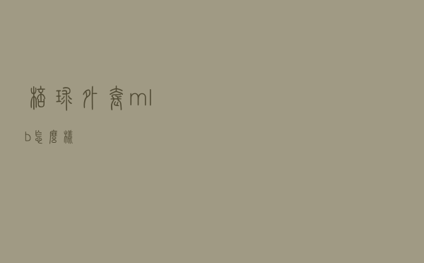 棒球外套mlb怎么样