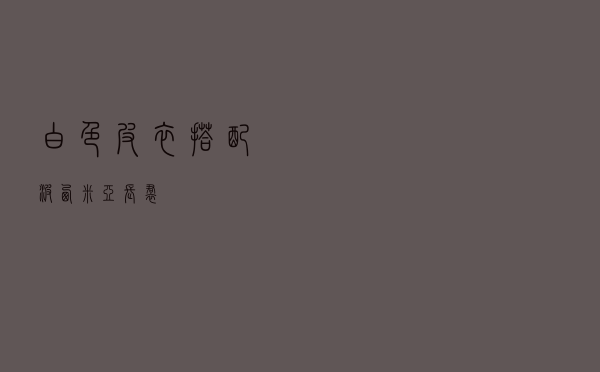 白色皮衣搭配波西米亚长裙
