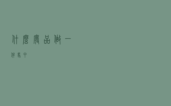 什么废品做一件马甲