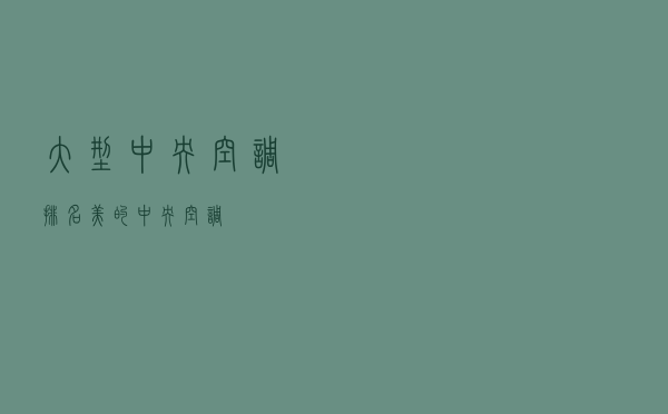 大型中央空调排名（美的中央空调）