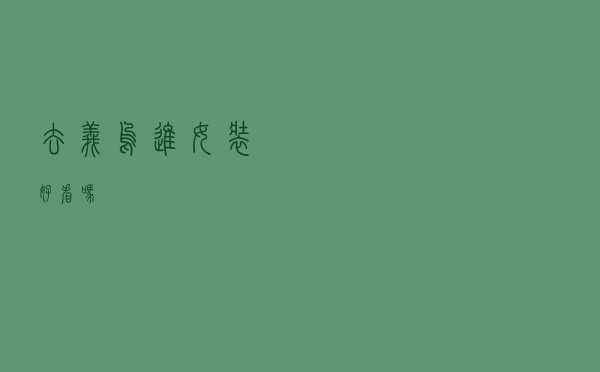 去义乌进女装好看吗