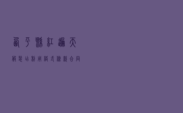 西平县红遍天服装店利用格式条款合同侵犯消费者权益案例以案释法