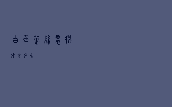 白色蕾丝裙搭外套好看